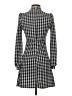 Unbranded Houndstooth Black Casual Dress Size XS - photo 2