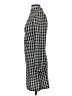 Unbranded Houndstooth Black Casual Dress Size XS - photo 5