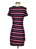 Unbranded Stripes Multi Color Red Casual Dress Size S (estimated) - photo 2