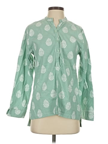 Garnet Hill Long Sleeve Blouse (view 1)