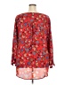 Chelsea & Theodore 100% Polyester Red 3/4 Sleeve Blouse Size XXL - photo 2