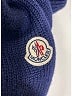 Moncler 100% Polyamide Blue Padded Front Wool Cardigan Size S - photo 12