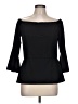 ABS Allen Schwartz Black 3/4 Sleeve Top Size L - photo 1