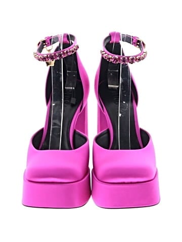 Versace Medusa Aevitas Satin Platform Pumps (view 2)