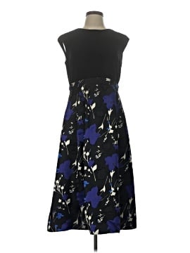 tea length evening dresses Andrea and Leo A1406 Tea-Length Floral Prom Dress Blue / 4 main image 0