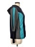Curves Color Block Teal Track Jacket Size 10 - photo 4