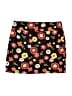 Gymboree 100% Cotton Floral Black Brown Skirt Size 12 - photo 2