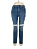 Old Navy Color Block Blue Jeans Size 14 SHORT - photo 1
