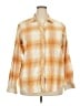 Weatherproof Plaid Orange Long Sleeve Button-Down Shirt Size XXL - photo 1