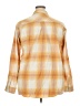 Weatherproof Plaid Orange Long Sleeve Button-Down Shirt Size XXL - photo 2