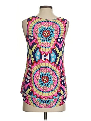 Annie Griffin Sleeveless Silk Top (view 2)