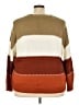 BLOOMCHIC 100% Acrylic Color Block Brown Pullover Sweater Size 26 - photo 2
