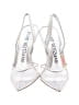 Stuart Weitzman White Silver Heels Size 9 - photo 2