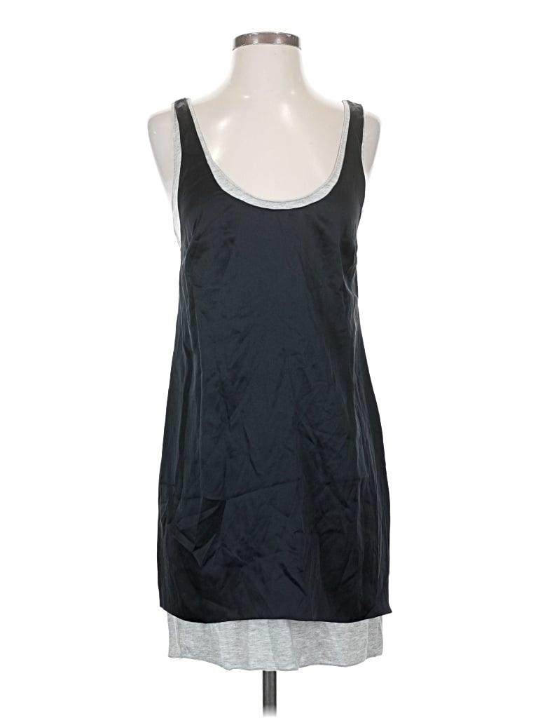 Pre-owned Jay Godfrey Sleeveless Silk Top Black Scoop Neck Tops