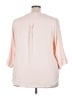 Torrid 100% Polyester Pink 3/4 Sleeve Blouse Size 3X Plus (3) - photo 2