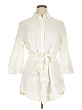 Neiman Marcus 3/4 Sleeve Button Down Shirt