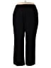 Evan Picone Solid Black Casual Pants Size 24 waist - photo 1