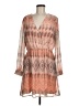 Gianni Bini 100% Polyester Print Orange Casual Dress Size M - photo 1