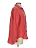 OUTERKNOWN Houndstooth Red Long Sleeve Button-Down Shirt Size XXS (estimated) - photo 4
