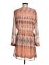 Gianni Bini 100% Polyester Print Orange Casual Dress Size M - photo 2
