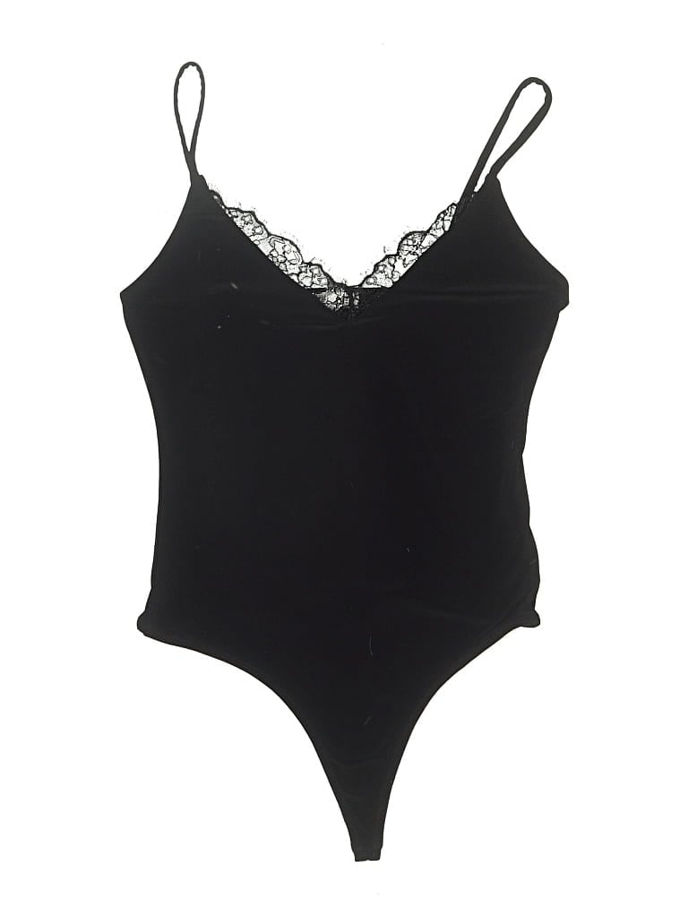 Pre-owned Leith Bodysuit In Black
