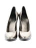 Gucci Metallic Silver Gold Leather bamboo heel pumps Size EU (IT) 36 / US 6 - photo 2