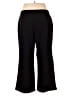 Fashion Bug Solid Black Dress Pants Size 1X - photo 2