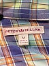 PETER MILLAR Plaid Blue Long Sleeve Button-Down Shirt Size M - photo 7