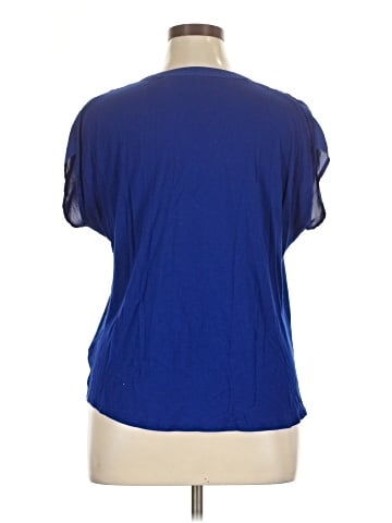 INC International Concepts Short Sleeve Blouse (view 2)