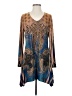 Cover Charge Paisley Brown Tan Casual Dress Size S (estimated) - photo 1