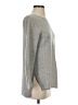 Nordstrom Collection 100% Cashmere Houndstooth Gray Cashmere Pullover Sweater Size XS - photo 4