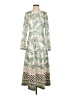 Unbranded Print Green Casual Dress Size S - photo 1