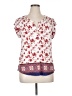 Daniel Rainn White Short Sleeve Blouse Size XL - photo 1