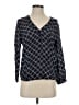 Joie 100% Silk Black 3/4 Sleeve Silk Top Size XS - photo 1