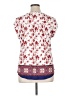 Daniel Rainn White Short Sleeve Blouse Size XL - photo 2