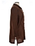 Fantazia Houndstooth Chevron-herringbone Checkered-gingham Plaid Solid Tweed Brown Coat Size XL (estimated) - photo 4