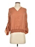 Catherine Malandrino 100% Polyester Tan 3/4 Sleeve Blouse Size XS - photo 1
