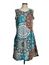 Unbranded Paisley Teal Casual Dress Size XXS (estimated) - photo 1