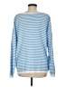 Unbranded 100% Rayon Stripes Blue Pullover Sweater Size M - photo 2