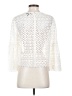 J.Crew 100% Polyester Ivory 3/4 Sleeve Blouse Size 4 - photo 2