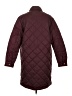 Natural Reflections 100% Nylon Burgundy Coat Size S - photo 2