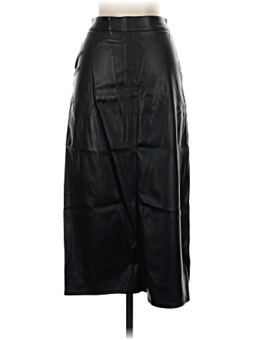 Saks Fifth Avenue Faux Leather Skirt (view 2)