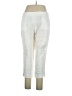 100% CAPRI 100% Linen Solid Chevron-herringbone White Linen Pants Size 3X - photo 2