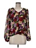 Tyche Purple Long Sleeve Blouse Size M (estimated) - photo 1