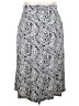 Talbots Paisley Gray Silver Casual Skirt Size 3X (petite) - photo 1