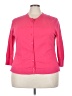 Crown & Ivy Pink Cardigan Size 3X - photo 1