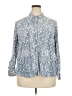Style&Co 100% Rayon Blue 3/4 Sleeve Blouse Size 2X - photo 1