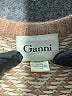 Ganni Chevron-herringbone Tan Pullover Sweater Size M - photo 6