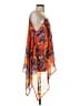 Ark & Co. 100% Polyester Orange Kimono Size S - photo 4