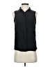 Theory 100% Silk Black Sleeveless Silk Top Size S - photo 1